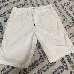Men’s express white dress shorts in white in size 30
